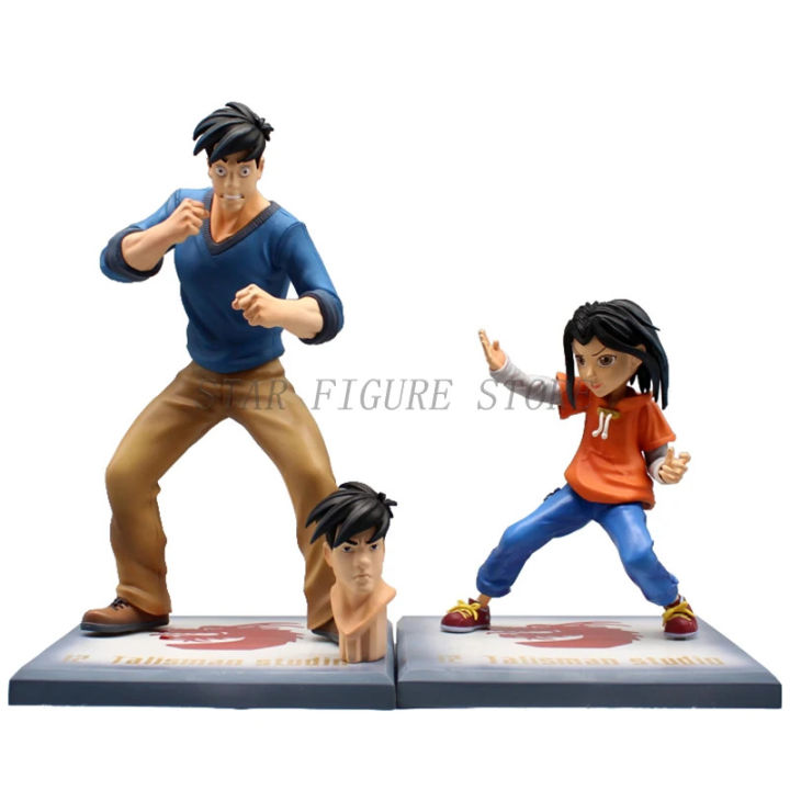 20cm Jackie Chan Adventures Action Figure Jade Chan Shendu Figurine PVC ...