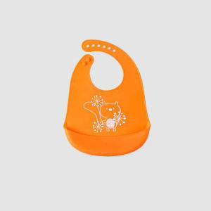 adjustable washable waterproof Feeding Apron Lightweight baby Infant silicone bib Baby eating silicone bib adjustable