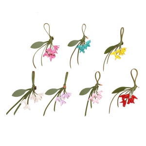 Multifunctional Decorative Keyring Pendant With Detailed Handcrafted Osmanthus Flower Charm For Personal Style