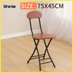 Folding Chair Foldable Dining Chair Foldable Chair Leisure Bedroom Lunch Break Wooden Chair