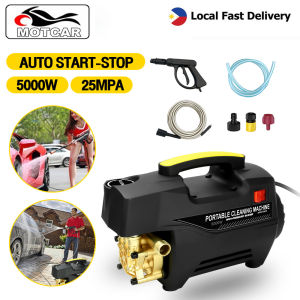 5000W Pressure Washer Heavy Duty Portable Power Sprayer Car Washer 220V Moto Cleaner