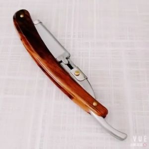 Folding Vint Manu Razor Straight Edge Stl Barber Tool For Men Beard Shaving