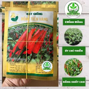 Hạt Giống Ớt Hiểm Lai F1-Red Sky 95 ĐỒNG TIỀN VÀNG (Gói 5gr) - Date 2027