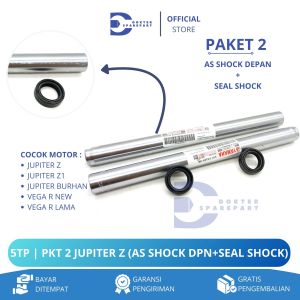 5TP (PROMO HEMAT) PAKET 2 AS SHOCK DEPAN + SEAL SHOCK JUPITER Z / VEGA R NEW OLD / SOK / SKOK / SIL