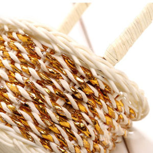 [Alex Do] Hot Sale 1pc Woven Flower Basket Hand-Held Basket Wedding Party Decorative Basket