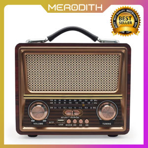 Radio Portabel 2055BT Retro FM/AM/SW Radio Speaker System dengan BT USB TF Card Player 100% ORI