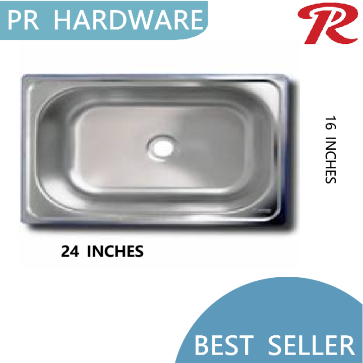 KITCHEN SINK 16X24 INCHES STAINLESS STEEL LABABO | Lazada PH
