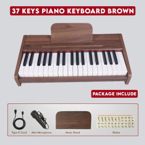 RIXTON 61-Key Digital Electric Adult Piano Keyboard Portable Electronic Keyboard for Beginners Piano for Adults/children RX-613