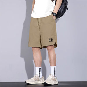 ห้งเร็วพิเศษ กางเกงกีฬา กางเกงกีฬาขาสั้นผู้ชาย เอวยางยืดกระเป๋าซิปผ้าหนาคุณภาพดีและราคาถูก กางเกงขาสั้น Mens Shorts