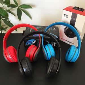 Tai nghe bluetooth Chụp Tai Headphone P47 Lắp được thẻ nhớ - Âm Thanh Đỉnh Cao Nghe Gọi Rõ Nét Phù Hợp Cả Nam Và Nữ