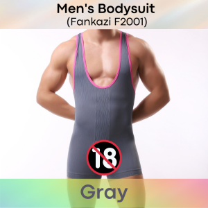 Mens Bodysuit : Wavvy Translucent (Fankazi F2001)