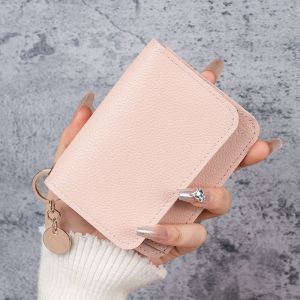 Ví nữ gấp thời trang nhỏ gọn kiểu mới móc khóa kim loại sang trọng LX345