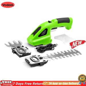 [Vodool Flagship Store]2 In 1 Hedge Trimmer ไฟฟ้า 36 V ไร้สาย Hedge เครื่องตัดแบบพกพาไร้สายรั้วกรรไกรชาร์จสำหรับดอกไม้/สวน/ hedge Pruning