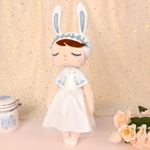 2026 New Metoo Princess Style Plush Doll Soft Stuffed Angela Doll Toys for Kids Girls Birthday Gift Childrens Toys2026