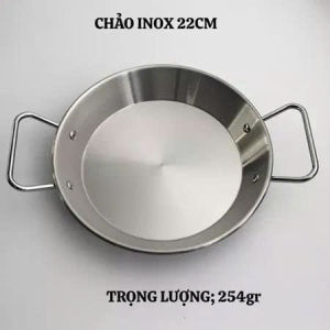 Chảo rán inox phong cách Hàn Quốc có quai xách chống nóng tiện lợi-phiên bản 2026