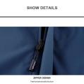 Jeep Spirit Solid Color Waterproof and Wear-resistant Jacket Spring and Autumn New Outdoor Single-layer Thin Mountaineering Suit Windproof and Breathable Couple Trench Coat Jacket Casual Coat. 
