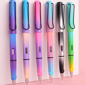 MHEW หรูหรา คุณภาพครับ ภาพวาดศิลปะ ไส้หมึก สำนักงานธุรกิจ อุปกรณ์การเขียน ปากกาประดิษฐ์ตัวอักษร ปากกาไล่ระดับสี เครื่องเขียนโรงเรียน ปากกาน้ำพุ