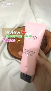Masker Malam Lacoco Watermelon Glow NASA 75 ML: Anti Kerutan & Pemutih