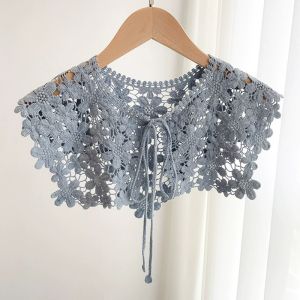 Cotton Floral Lace Cardigan Shawl for Women Hollowed-out Scarf suitable for All Seasons