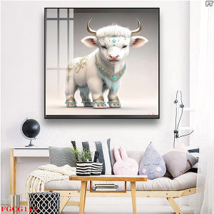 Tranh Laminate Tráng Gương Mừng - Tranh Treo Tường 12 Con Giáp Trung Hoa