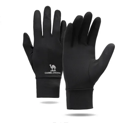 CAMELCROWN Mens and Womens Gloves Running Riding Anti-skid Padded Warm Outdoor Sports Gloves Winter