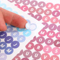 GaLiCiCi Letter Number Stickers Waterproof Cute Alphabet Sticker for DIY Keyboard Photo Decoration. 