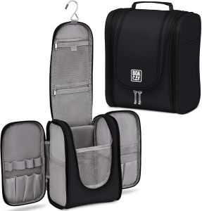 BOACAY Hanging Travel Toiletry Bag for Women and Men Makeup Bag Bathroom & Shower Organizer Kit for Accessories Cosmetics Travel Essentials