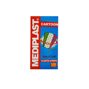 MEDIPLAST Plastic Strips Cartoon Strips (5 Strips | 10 Strips | 100 Strips)