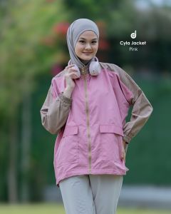 JACKET BY DEENAY SPORTWEAR BAHAN MICRO FIBRE JAKET OLAHRAGA WANITA CANTIK KEKINIAN PREMIUM