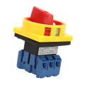Load Circuit Breaker Switch 3-Pole 2-Position Rotary Cam On-Off Power Switch. 