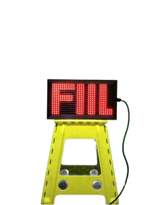 Running Text P10 1 Panel 2 Sisi Ukuran 21x37 cm Outdoor