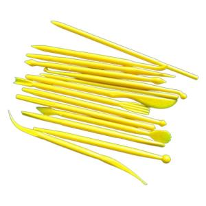 งานฝีมือเครื่องมือปั้นดินเหนียวทนทานของตกแต่งงานปาร์ตี้แบบจำลองดินเหนียวสำหรับเครื่องปั้นดินเผาแบบจำลองดินเหนียวภาพวาดพื้นผิวรายละเอียด6/14ชิ้น