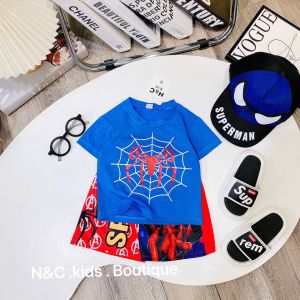 Bộ siêu nhân NHỆN TẶNG MŨ cực cool cho bé trai - BNTM