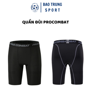 QUẦN BÓ CƠ GIỮ NHIỆT NAM COMBAT PRO QUẦN LEGGING TẬP GYM NAM MÀU ĐENQUẦN ĐÁ BÓNG Sport
