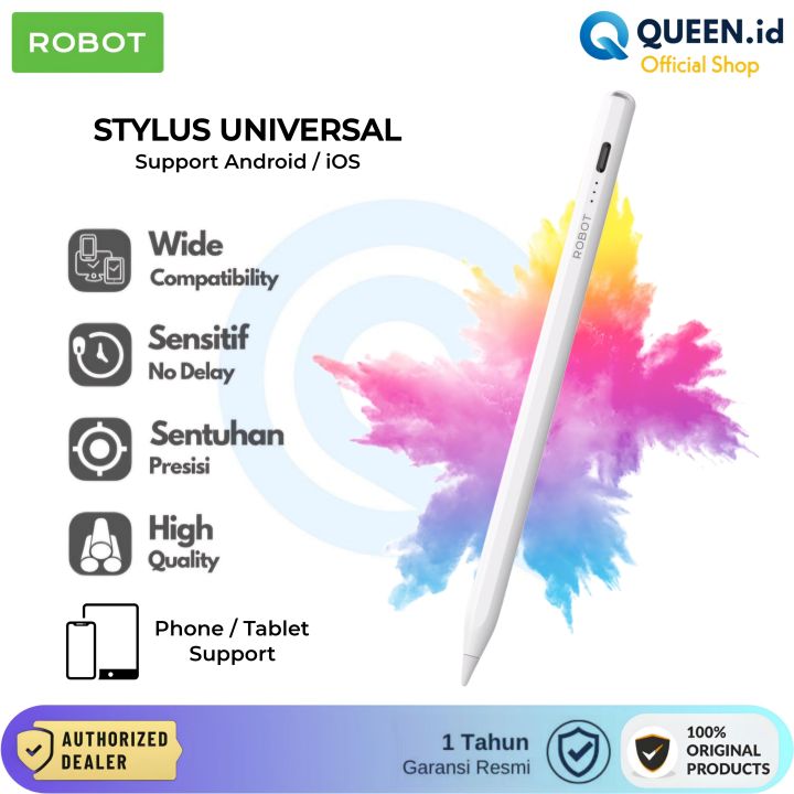 ROBOT RSP10 Active Stylus Pen Capacitive For Tab and Phone Android