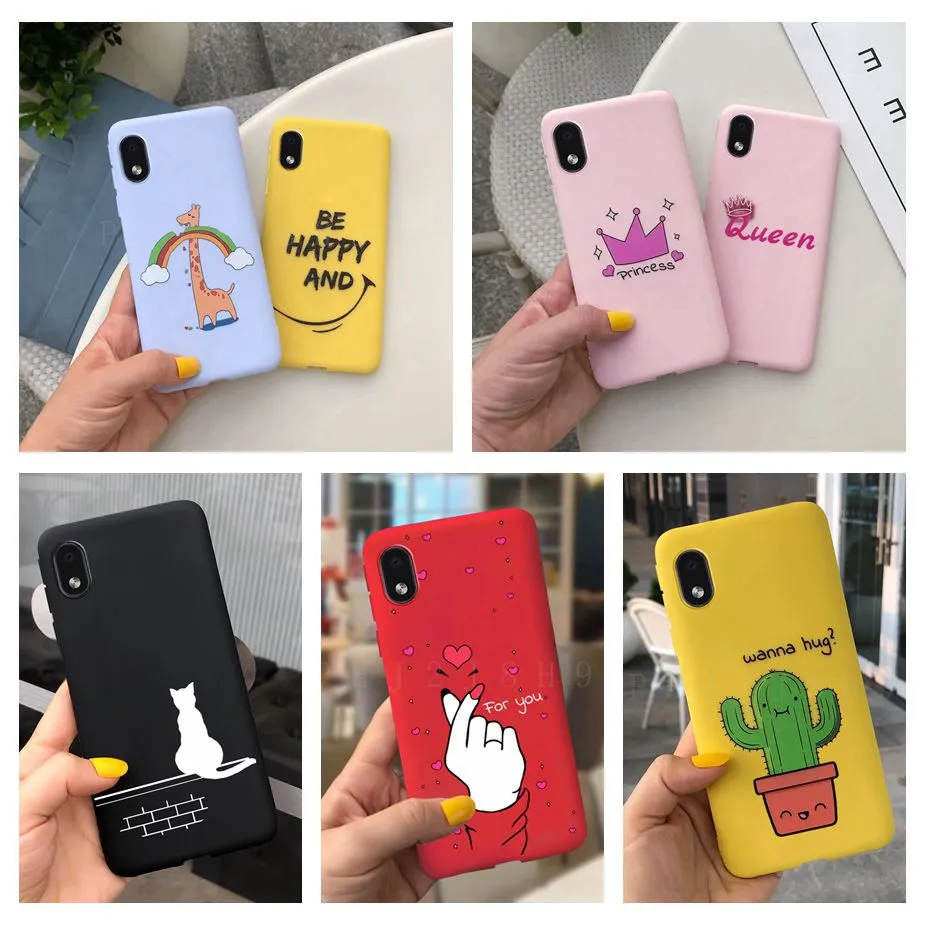 For Samsung Galaxy A01 Core Case SM-A013F SM-A013G Cute Fashion Soft Phone  Cover For Samsung A01Core