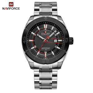 Naviforce Original Jam Tangan Pria Analog Tahan Air Quartz Movement NF 9210SB Jam Tangan Multifungsi dengan Desain Klasik Bisnis Kemewahan Tahan air Bercahaya Analog