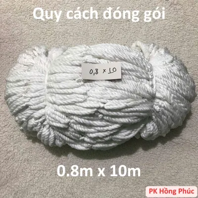 Lưới chắn cầu thang MÀU TRẮNG an toàn cho trẻ em nhiều kích cỡ (5m 10m 15m 20m) tặng kèm dây buộc
