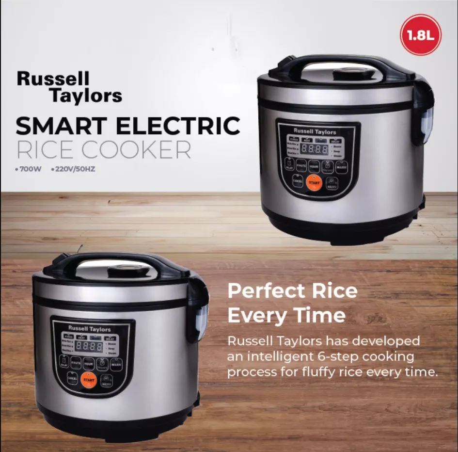 Russell Taylors Fuzzy Logic Smart Rice Cooker 1.8L Erc-30 | Lazada