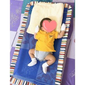 Giường lưới điều hòa cho bé an toàn thoáng mát