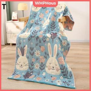 WHPHous Large Gauze Towel Thick And High-quality Fabric (80x160cm) 4-layer Woven Towel Good Water Absorption Excellent Breathability And No Pilling