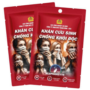 Mặt nạ chống khói độc dạng khăn cứu sinh công nghệ 7 lớp vải lọc