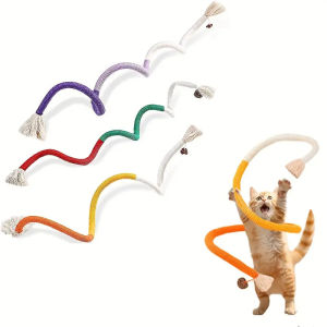 Cat Catnip Rope Toys Self Entertaining Bite Resistant Rope Toy for Indoor Cats Interactive Cat Nip Cat Toys for Kittens Kitty