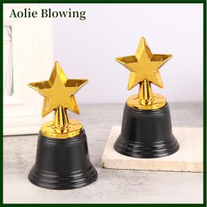 Aolie 1Pcs Mini Star Plastic Award Trophy Children Winner Trophies For Kids Competition Reward Prize Parties Favors