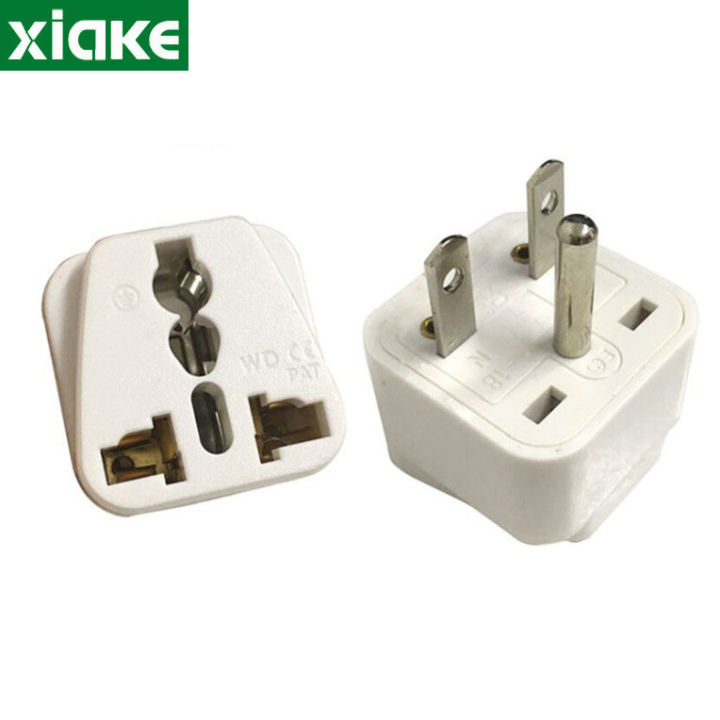 XIAKE-056 3 Pin US Standard Adapter Plug（T Type） Travel Plug Adapter ...