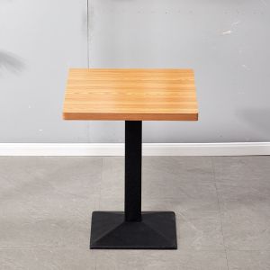 Commercial Dining Table Set Fast Food Snacks Milk Tea Shop Small Round Hotel Table Chair Square Combination Restaurant SHJQ