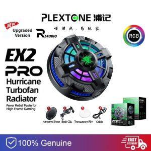 Plextone EX2 ULTRA RGB Mobile Phone Cooler Radiator Semiconductor Game Player