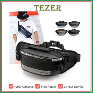 TEZER กระเป๋าคาดเอวสำหรับผู้ชายกระเป๋าสะพายคาดลำตัวกระเป๋าคาดเอวแฟชั่นกระเป๋าไนล่อนกระเป๋าเดินทางเล่นกีฬากระเป๋าเป้สะพายหลังกันน้ำกระเป๋าคาดอกสำหรับผู้ชายกระเป๋ากีฬากลางแจ้ง
