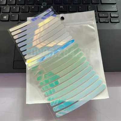 Set 20 miếng dán dạ quang miếng dán phản quang độc đáo trang trí bánh xe ô tô xe máy