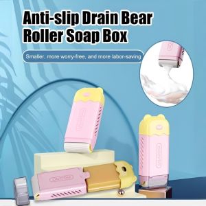 Soap Holder Drainage Soap Dish Non Slip Soap Saver Anti-bacterial Soap Saver Box Ventilated Design Prevents Soap Bathroom Shower Kitchen Countertop Keeps Soap Dry And Clean Stylish Storage Box